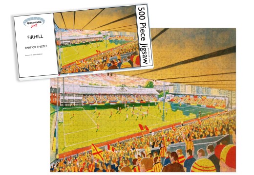 Firhill Stadium Fine Art Jigsaw Puzzle - Partick Thistle FC Firhill Stadium Fine Art Jigsaw Puzzle - Partick Thistle FC
